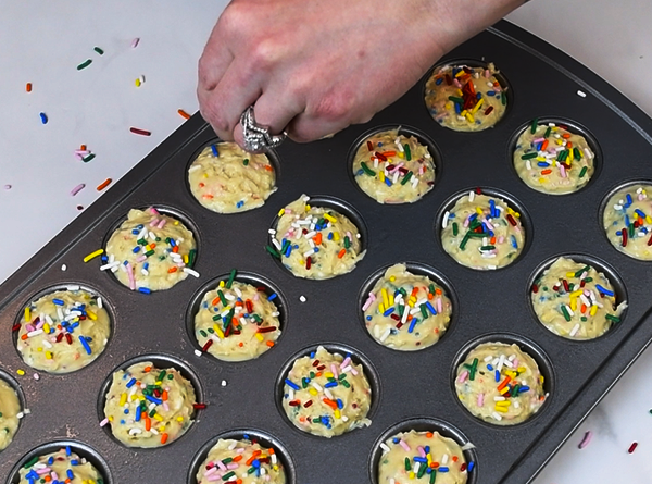 Confetti Cake Mini Muffins - Step 5